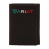 Ariat® Men's Mexico Flag Logo Brown Leather Trifold Wallet A35508282