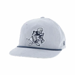 Hooey Men's Dallas Cowboy 5-Panel Grey Corduroy Trucker Cap 7360T-GY
