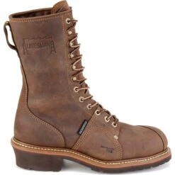 Carolina Men's Linesman 10" Waterproof Composite Toe Work Boots CA1904 8 Carolina Men's Linesman 10" Waterproof Composite Toe Work Boots CA1904 -Wildwest Boot Store CA1904 Profile