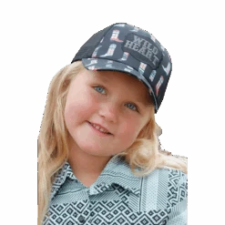Cinch Youth Girl's Black Western Boot Trucker Cap CCC0042028