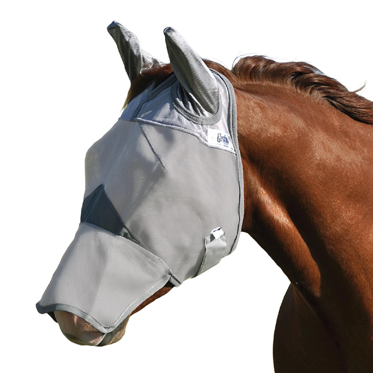 Cashel Crusader Fly Mask Long Nose With Ears Arab/Small Horse 1 Cashel Crusader Fly Mask Long Nose With Ears Arab/Small Horse