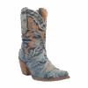 Dingo Ladies Y'all Need Dolly Blue Jean Western Booties DI950-BL