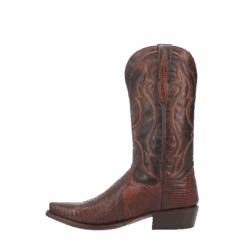 Dan Post Men's Hearst Cognac Lizard Snip Toe Western Boots DP3078 5 Dan Post Men's Hearst Cognac Lizard Snip Toe Western Boots DP3078 -Wildwest Boot Store DP3078 2