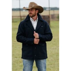 Miller Ranch By Cinch Men's Navy Wool Ranch Jacket DWJ2008003 -Wildwest Boot Store DWJ2008003