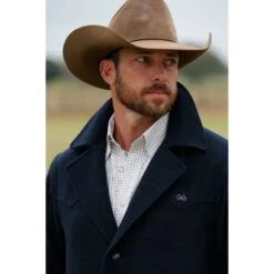 Miller Ranch By Cinch Men's Navy Wool Ranch Jacket DWJ2008003 -Wildwest Boot Store DWJ2008003 3