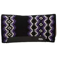 Weaver Flex Contour Wool Blend Felt Saddle Pad 32"x 34" -Wildwest Boot Store DiamonbackBlackPurple