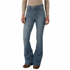 Kimes Ranch Ladies Jennifer Mid Wash Denim Trouser Jeans WJE0000008-BL036