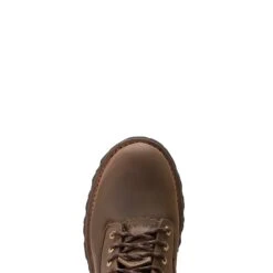 Ariat Men's Powerline 8" Oily Distressed Brown Waterproof Work Boots 10018563 -Wildwest Boot Store F17 MNS WORK 10018563 toe