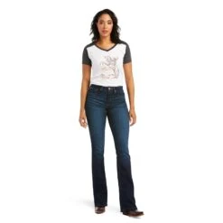 Ariat® Ladies R.E.A.L.™ Ballary Slim High Rise Boot Cut Jeans 10036813 -Wildwest Boot Store F21 WEST WMS 10036813 full