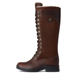 Ariat Ladies Wythburn II Waterproof Dark Brown Riding Boots 10038286 -Wildwest Boot Store F21 WMS ENGL 10038286 side
