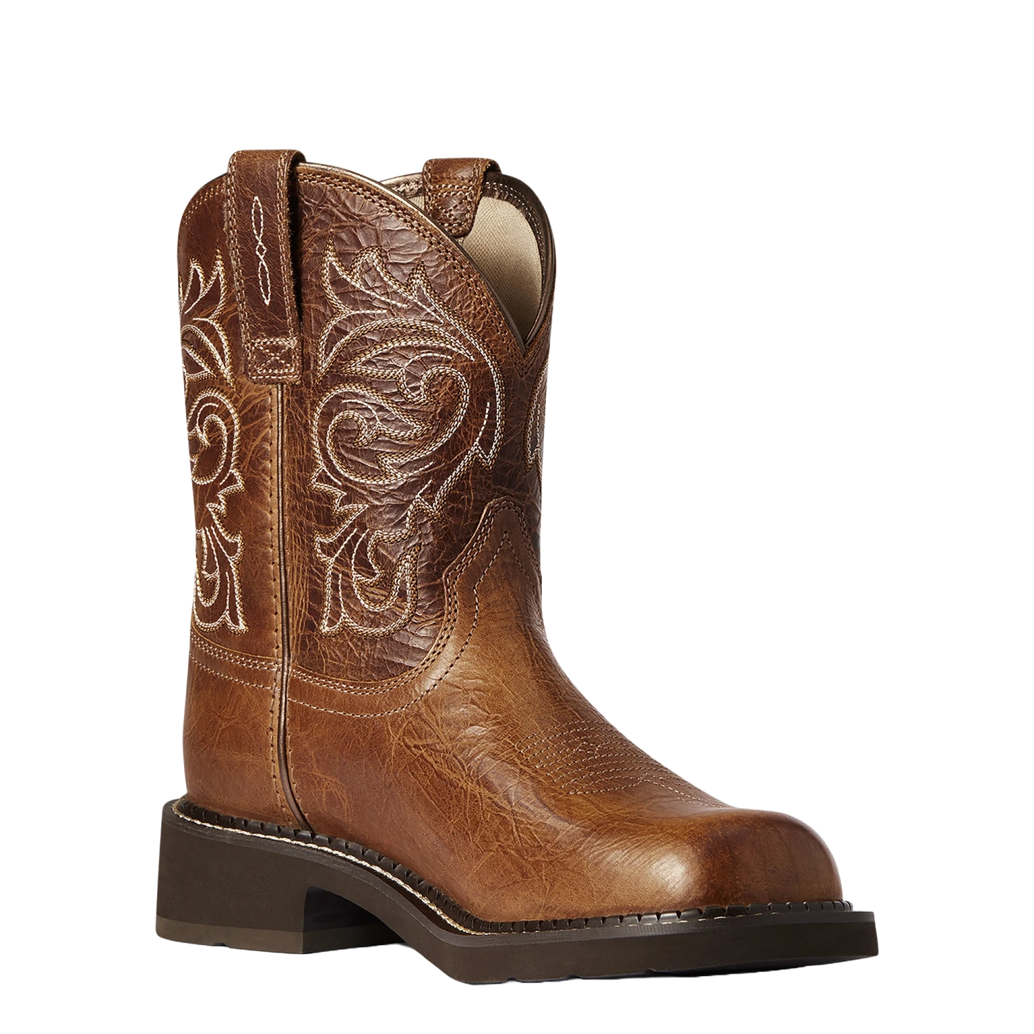 Ariat Ladies Fatbaby Heritage Mazy Cracked Cottage Western Boots 10038378 1 Ariat Ladies Fatbaby Heritage Mazy Cracked Cottage Western Boots 10038378