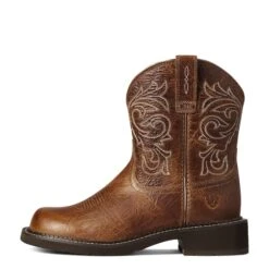 Ariat Ladies Fatbaby Heritage Mazy Cracked Cottage Western Boots 10038378 10 Ariat Ladies Fatbaby Heritage Mazy Cracked Cottage Western Boots 10038378 -Wildwest Boot Store F21 WMS WEST 10038378 side