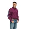 Ariat® Men's Pro Team Copper Beet Red Button Down Shirt 10042355