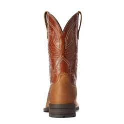 Ariat® Men's Hybrid Ranchwork Sorrel Crunch Western Boots 10042394 -Wildwest Boot Store F22 MNS WEST 10042394 heel