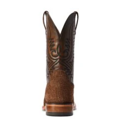 Ariat® Men's Circuit Paxton Tan Hippo Print Square Toe Boots 10042407 -Wildwest Boot Store F22 MNS WEST 10042407 heel