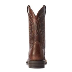 Ariat® Men's Reckoning Smooth Quill & Brown Boots 10042473 10 Ariat® Men's Reckoning Smooth Quill & Brown Boots 10042473 -Wildwest Boot Store F22 MNS WEST 10042473 heel