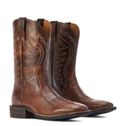 Ariat® Men's Reckoning Smooth Quill & Brown Boots 10042473 12 Ariat® Men's Reckoning Smooth Quill & Brown Boots 10042473 -Wildwest Boot Store F22 MNS WEST 10042473 pair