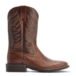 Ariat® Men's Reckoning Smooth Quill & Brown Boots 10042473 9 Ariat® Men's Reckoning Smooth Quill & Brown Boots 10042473 -Wildwest Boot Store F22 MNS WEST 10042473 side