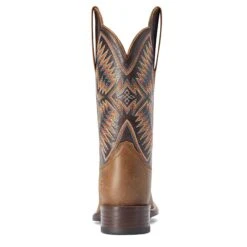 Ariat Ladies Odessa StretchFit Brown & Burnished Pewter Boots 10042386 -Wildwest Boot Store F22 WMS WEST 10042386 heel