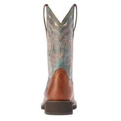 Ariat Ladies Delilah Spiced Cider & Teal River Boots 10042420 -Wildwest Boot Store F22 WMS WEST 10042420 heel