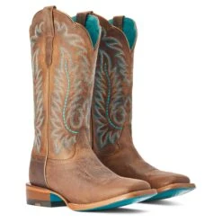 Ariat Ladies Frontier Tilly Rodeo Tan Western Boots 10042423 11 Ariat Ladies Frontier Tilly Rodeo Tan Western Boots 10042423 -Wildwest Boot Store F22 WMS WEST 10042423 pair