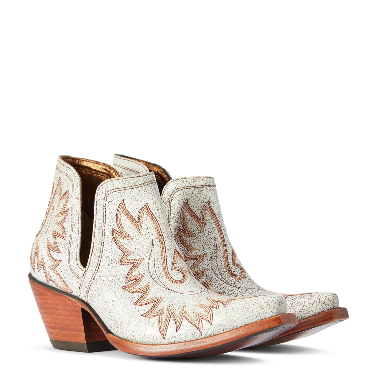 Ariat Ladies Dixon Bright Lights White Western Booties 10042453 6 Ariat Ladies Dixon Bright Lights White Western Booties 10042453 - Image 6