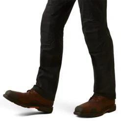 Ariat Men's Rebar M5 Made Tough Knee Guardian Black Straight Leg Pant 10045376 8 Ariat Men's Rebar M5 Made Tough Knee Guardian Black Straight Leg Pant 10045376 -Wildwest Boot Store F23 MNS WORK 10045376 detail01