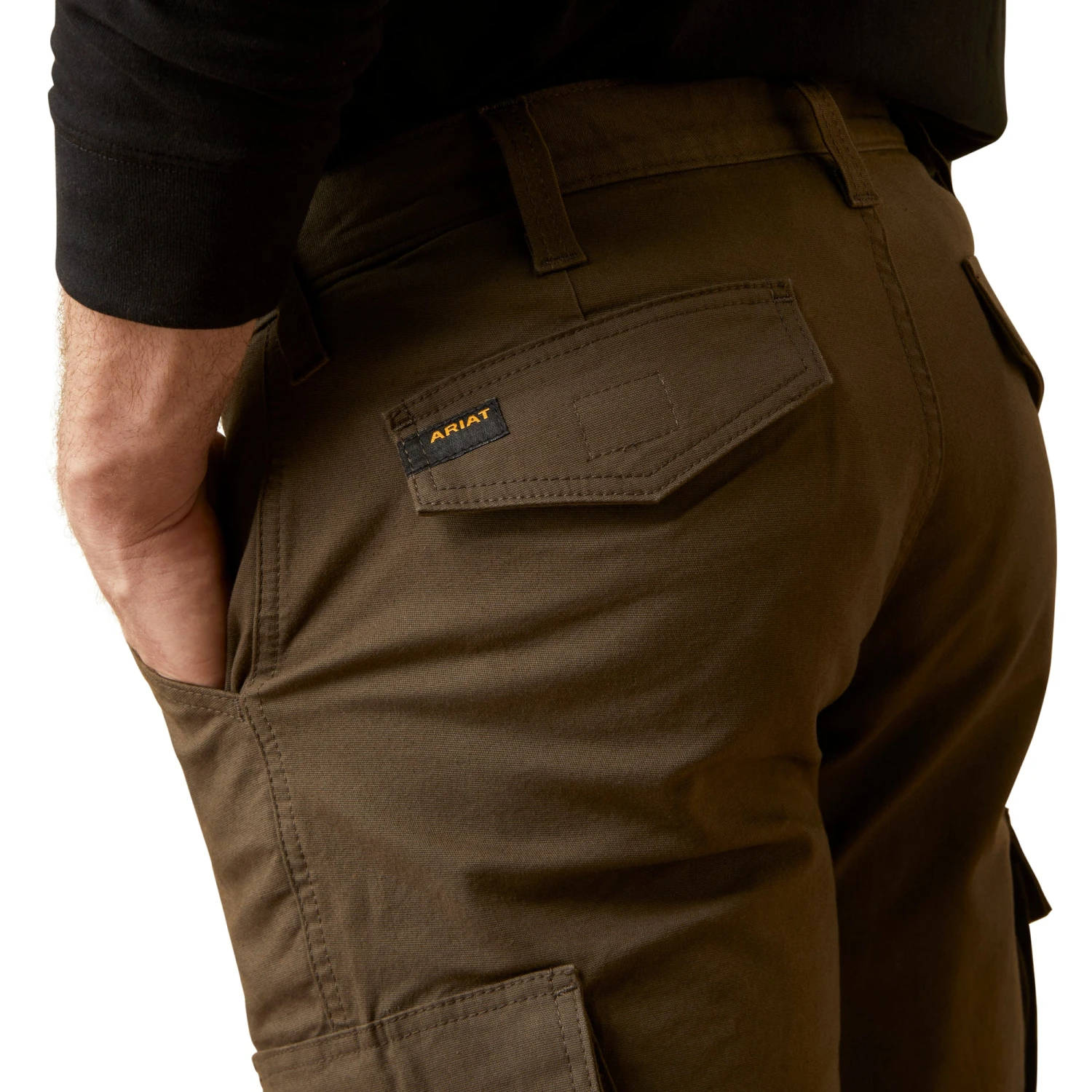 Ariat Men's Rebar M4 Made Tough Wren Straight Leg Cargo Pant 10045377 5 Ariat Men's Rebar M4 Made Tough Wren Straight Leg Cargo Pant 10045377 - Image 5