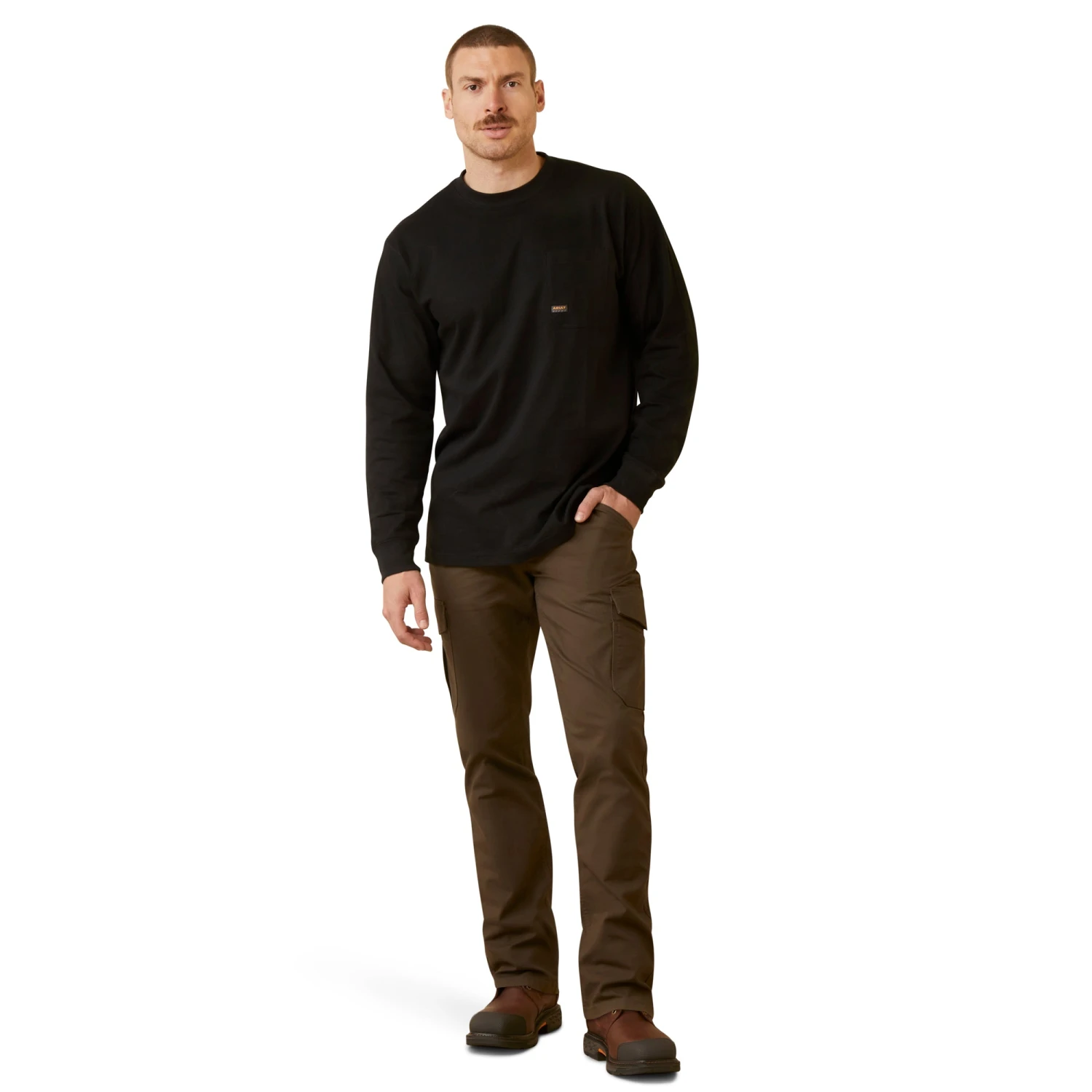 Ariat Men's Rebar M4 Made Tough Wren Straight Leg Cargo Pant 10045377 7 Ariat Men's Rebar M4 Made Tough Wren Straight Leg Cargo Pant 10045377 - Image 7