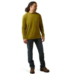 Ariat Men's Rebar Workman Logo Graphic Avocado Green T-Shirt 10046797 9 Ariat Men's Rebar Workman Logo Graphic Avocado Green T-Shirt 10046797 -Wildwest Boot Store F23 MNS WORK 10046797 full