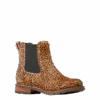 Ariat Ladies Wexford Chelsea Cheetah Hair On Boots 10046976