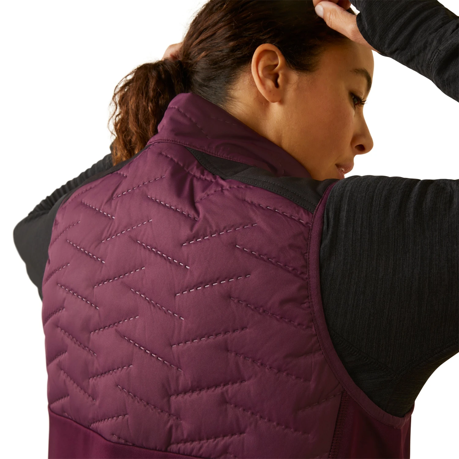 Ariat Ladies Rebar Cloud 9 Potent Purple Insulated Vest 10046156 5 Ariat Ladies Rebar Cloud 9 Potent Purple Insulated Vest 10046156 - Image 5