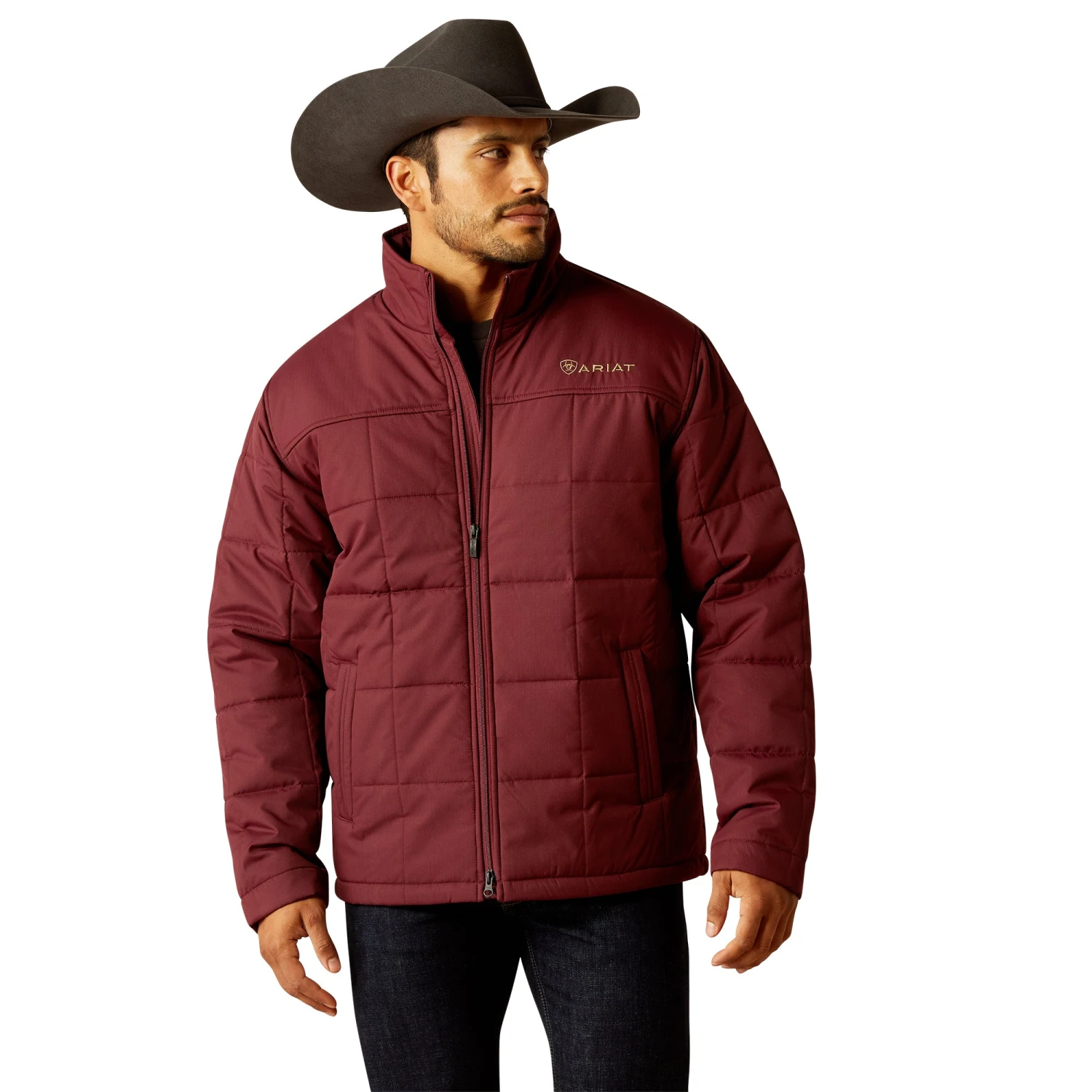 Ariat Men's Crius Windsor Wine Insulated Jacket 10052868 1 Ariat Men's Crius Windsor Wine Insulated Jacket 10052868