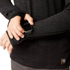 Ariat Men's Rebar Gridwork™ Black Work Hoodie 10052063 -Wildwest Boot Store F24 MNS WORK 10052063 detail01 1 bd7ff76e ea05 4747 959e 01e511ba1293