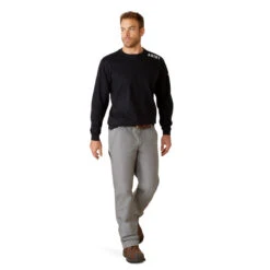 Ariat Men's FR Work Hard Live Free Black Work T-Shirt 10052093 7 Ariat Men's FR Work Hard Live Free Black Work T-Shirt 10052093 -Wildwest Boot Store F24 MNS WORK 10052093 full 1