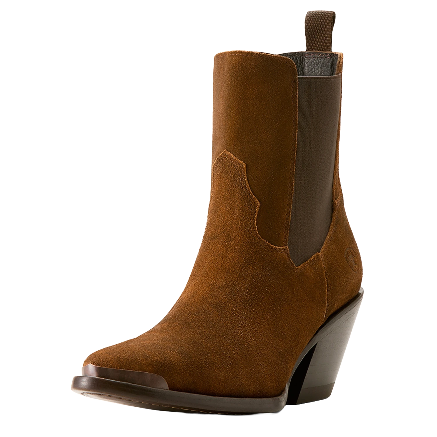 Ariat Ladies Shiloh Dark Ginger Suede Western Bootie 10053592 3 Ariat Ladies Shiloh Dark Ginger Suede Western Bootie 10053592 - Image 3