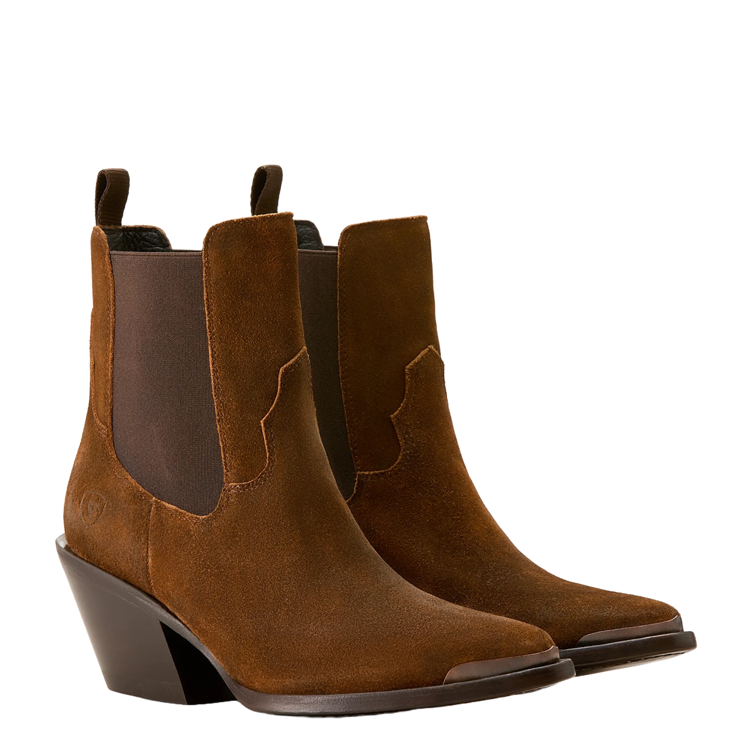 Ariat Ladies Shiloh Dark Ginger Suede Western Bootie 10053592 6 Ariat Ladies Shiloh Dark Ginger Suede Western Bootie 10053592 - Image 6