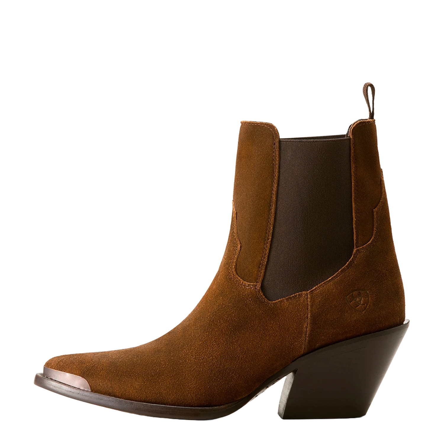 Ariat Ladies Shiloh Dark Ginger Suede Western Bootie 10053592 4 Ariat Ladies Shiloh Dark Ginger Suede Western Bootie 10053592 - Image 4