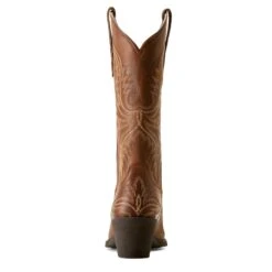 Ariat Ladies Round Up Collins Rafter Tan Western Boot 10053788 -Wildwest Boot Store F24 WMS WEST 10053788 heel 692afe4d 9833 4c6f b47e b2f1235379fd