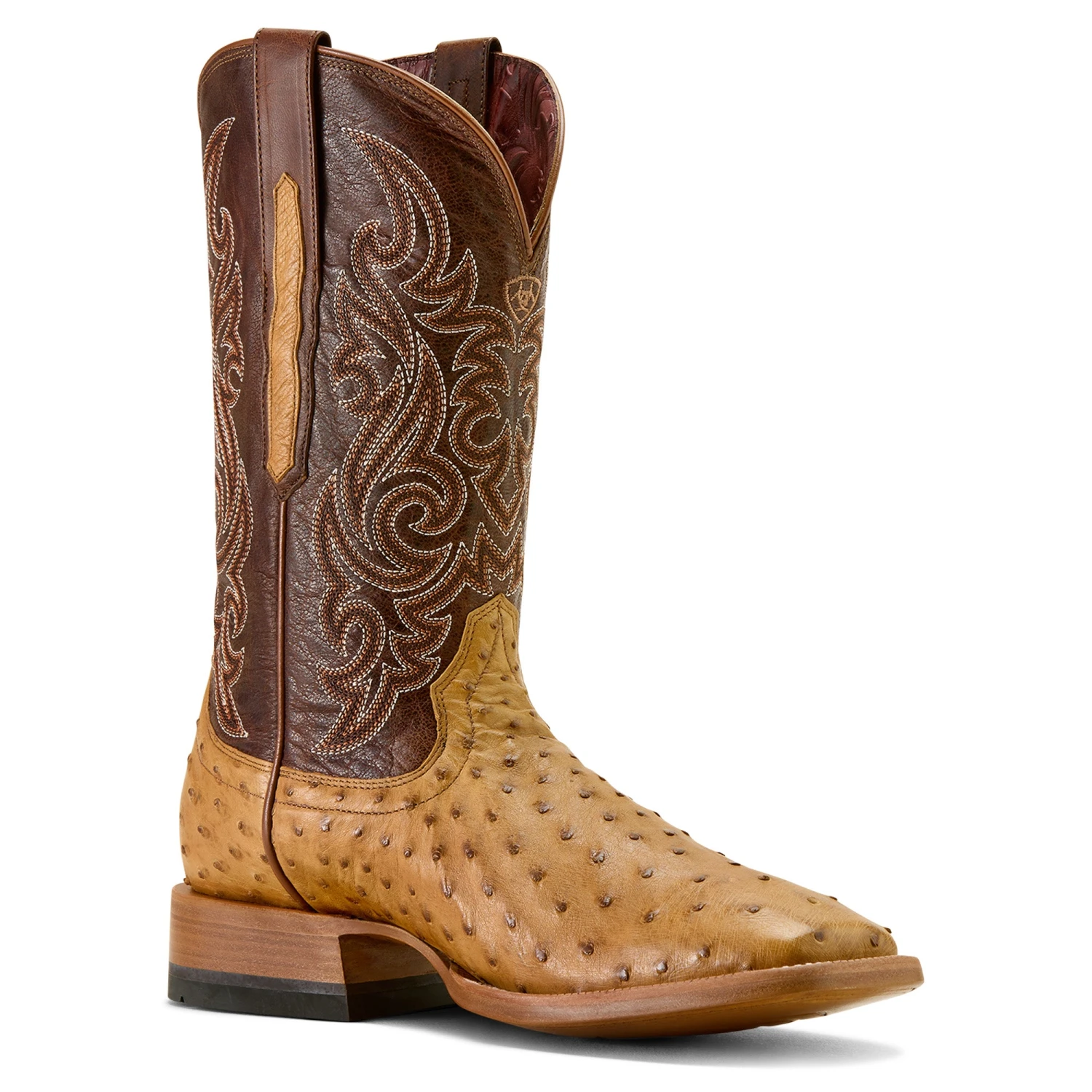 Ariat Men's Classic Cash Tan Full Quill Ostrich Western Boots 10063774 5 Ariat Men's Classic Cash Tan Full Quill Ostrich Western Boots 10063774 - Image 5