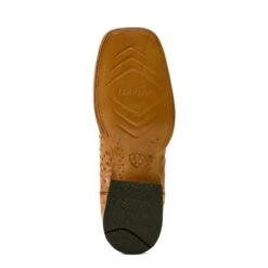 Ariat Men's Classic Cash Tan Full Quill Ostrich Western Boots 10063774 12 Ariat Men's Classic Cash Tan Full Quill Ostrich Western Boots 10063774 -Wildwest Boot Store F25 MNS WEST 10063774 sole