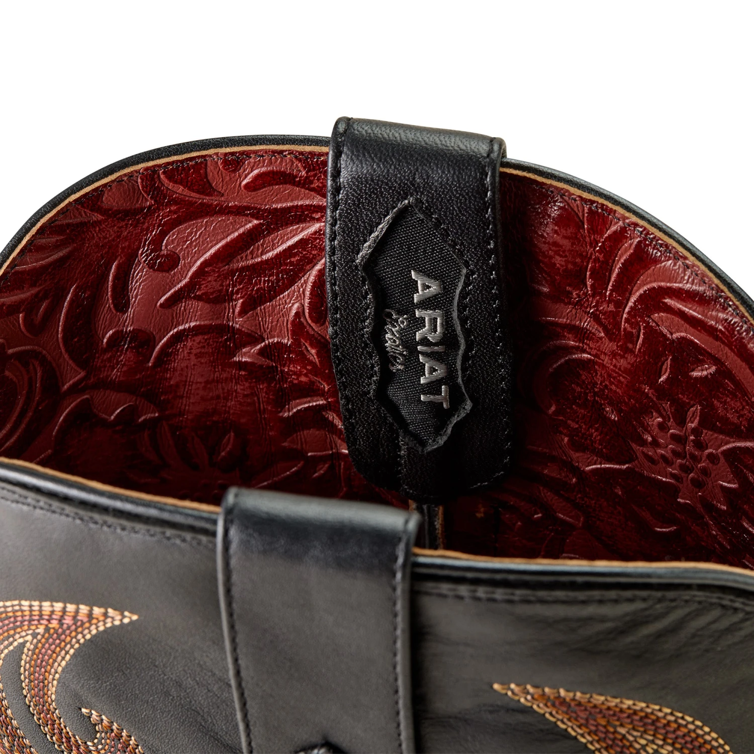 Ariat Men's Classic Cash Black Full Quill Ostrich Western Boots 10063776 8 Ariat Men's Classic Cash Black Full Quill Ostrich Western Boots 10063776 - Image 8