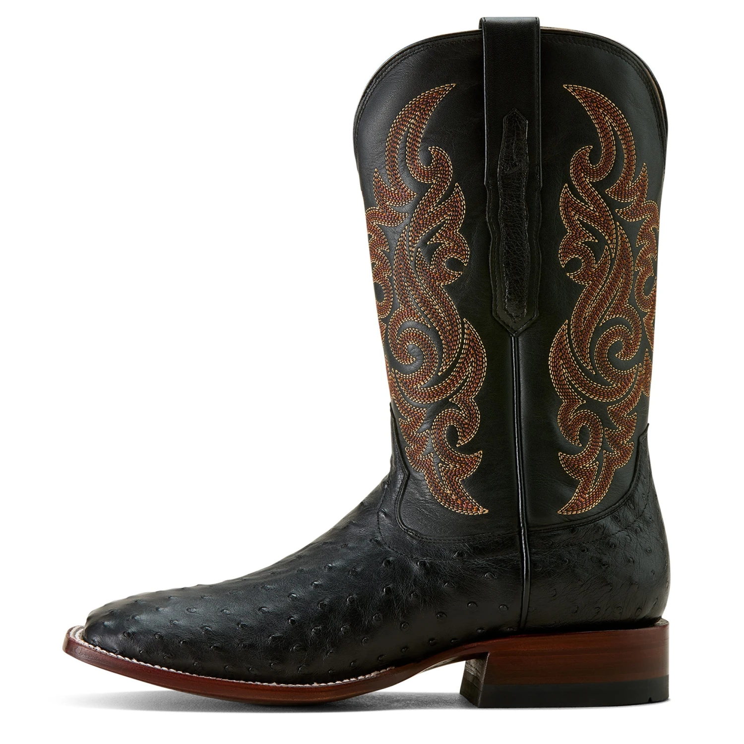 Ariat Men's Classic Cash Black Full Quill Ostrich Western Boots 10063776 3 Ariat Men's Classic Cash Black Full Quill Ostrich Western Boots 10063776 - Image 3