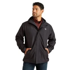 Ariat Men's Rebar Stormshell Black Waterproof Jacket 10062664