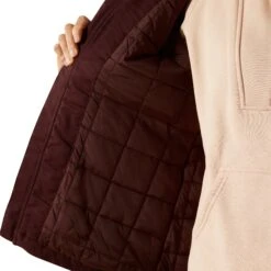 Ariat Ladies Rebar DuraCanvas Fudge Brown Insulated Jacket 10062655 -Wildwest Boot Store F25 WMS WORK 10062655 detail02