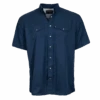 Hooey Men's Sol Woven Navy Pearl Snap Shirt HT1623NV