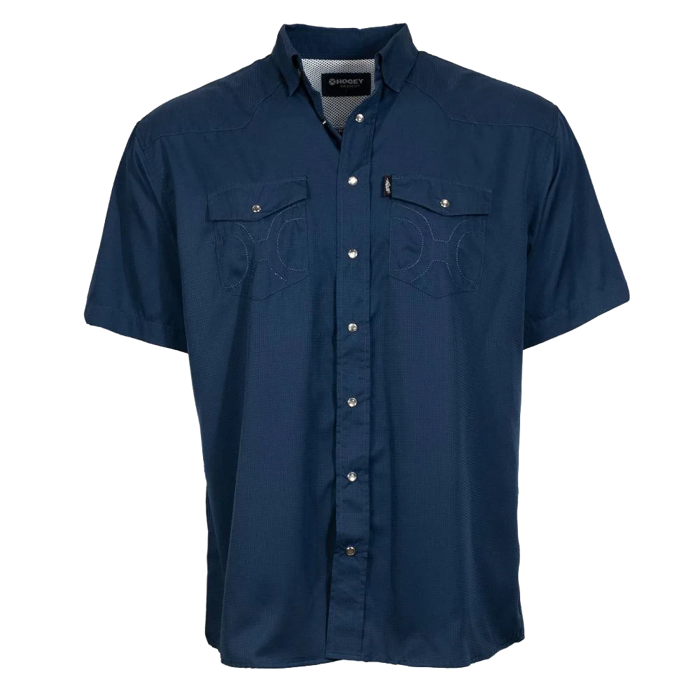 Hooey Men's Sol Woven Navy Pearl Snap Shirt HT1623NV 1 Hooey Men's Sol Woven Navy Pearl Snap Shirt HT1623NV