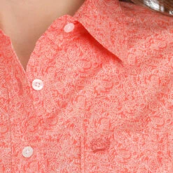 Cinch Ladies Floral Print Button Down Western Shirt MSW9164241 5 Cinch Ladies Floral Print Button Down Western Shirt MSW9164241 -Wildwest Boot Store MSW9164241 4 2