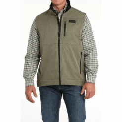 Cinch Men's Olive Bonded Vest MWV1515021