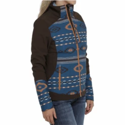 Cinch Ladies Concealed Carry Solid Bonded Aztec Brown Jacket MAJ9858001 -Wildwest Boot Store My project 1 51